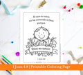 1 Juan 4:8 | Spanish Bible Verse Printable Coloring Page for Kids | RV 1960 Sunday School Scripture | PDF Digital Download Printable