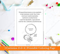 1 Corintios 15:3-4 | Spanish Bible Verse Printable Coloring Page for Kids | RV 1960 Sunday School Scripture | PDF Digital Download Printable